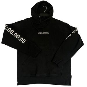 Unus Annus Hoodie Mens Small Black Pullover Independent Trading Company 365
